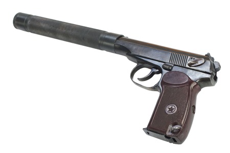 ussr-makarov-pistol-with-silencer-isolated